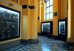 The collection of ex-votos in the Abbey of St Maria del Monte, Cesena, Italy
