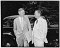 Thumbnail for File:Confer with President on anti-trust matters. Washington, D.C., June 24. William O. Douglas, Chairman of the Securities and Exchange Commission. Left; and Robert Jackson, Solicitor General, LCCN2016873748.jpg