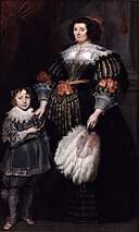 Cornelis de Vos - Portrait of Madame Charlotte Butkens-Smit van Cruyninghen and her son Johannes-Amatus.jpg