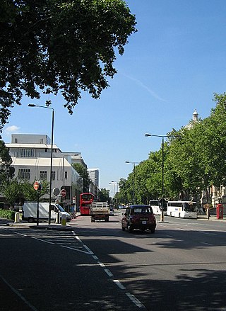 <span class="mw-page-title-main">Cromwell Road</span> Road in the Royal Borough of Kensington and Chelsea, London, England