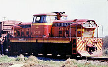 A GMD GMDH-1 diesel–hydraulic locomotive