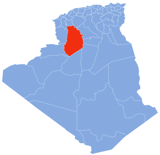 Carte d'Algérie (Wilaya de Al Bayadh)
