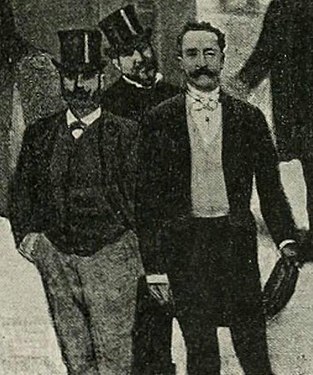 Fernand de Rodays, Francis Magnard et Antonin Périvier, cogérants du Figaro entre 1879 et 1894 (d'après Castellani, 1889).