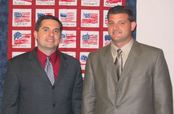 Valadao with Devin Nunes in June 2004