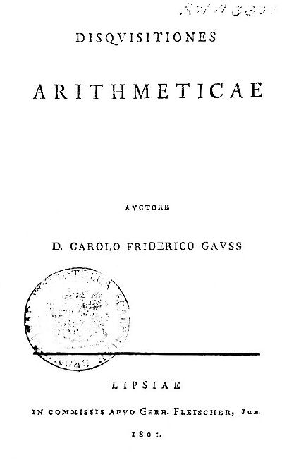 Carl Friedrich Gauss - Wikiwand