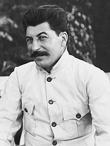 photo of Stalin from the waist up, tilting slightly to the side