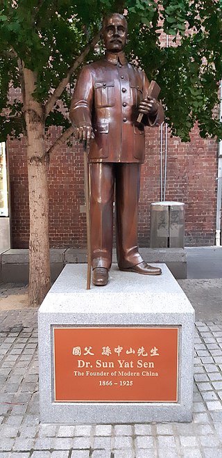 <span class="mw-page-title-main">Statue of Sun Yat-sen (Melbourne)</span> Statue of Sun Yat-sen in Melbourne, Victoria, Australia