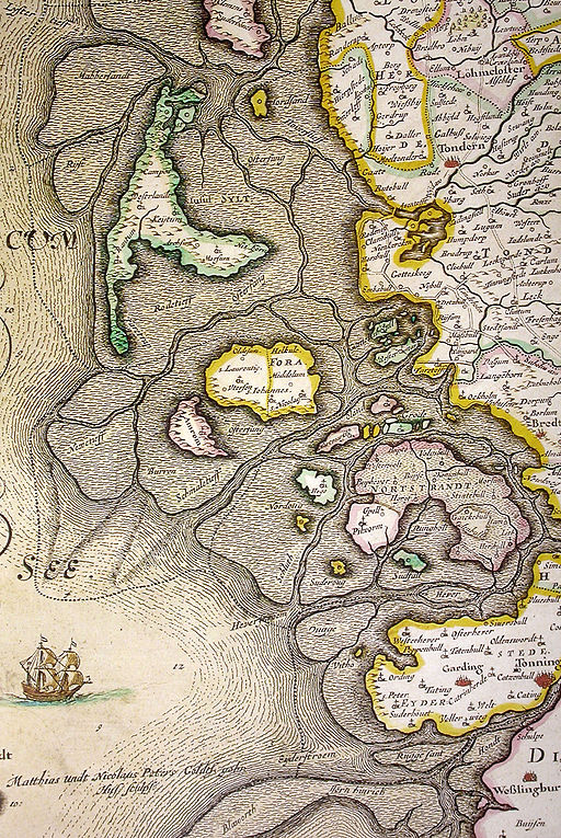 Ducatus Sleswicum sive Iutia Australis -map of Johannes Blaeu