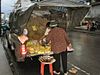 Durian vendor on Market Street