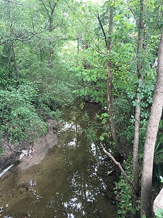 <span class="mw-page-title-main">Dye Branch</span> Creek in Durham, North Carolina