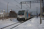 Traxx E483.255 jako pociąg KŚ99017 z Katowic do Zwardonia