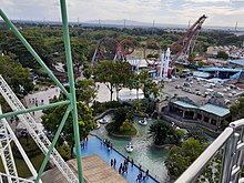 Aerial view of the theme park in October 2019, from the Wheel of Fate. EK View From Wheel of Fatejwilz.jpg