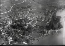 Photo aérienne prise à 100 m par Walter Mittelholzer (1925).