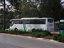 Bus used by Arab neighborhoods in East Jerusalem East jerusalem bus.jpg