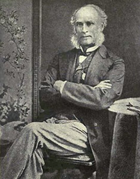 Meredith as president of the Literary and Historical Society of Quebec, 1855