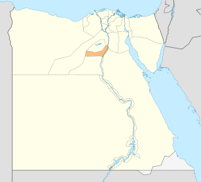 Harta guvernoratului Beni Suef în cadrul Egiptului