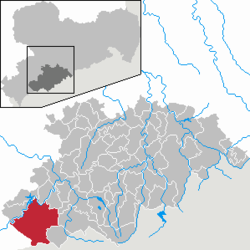 Kart over Eibenstock