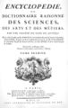Encyclopédie Front Page Vol. I