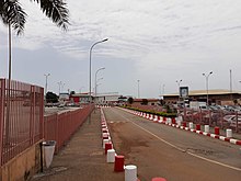 Entrée de l'aéroport.