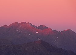 Massís del Montcalm quand lo solelh de leva