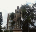 Estatua de Alfonso XIII en el parque España, Honduras.