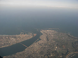 Aerial view of Chōshi