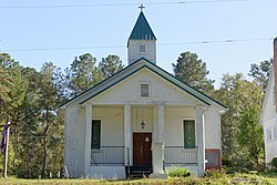 Вечнозеленая церковь, округ Грейди, Джорджия, США.jpg