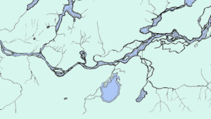 Анимированная карта различных событий долины Фрейзер