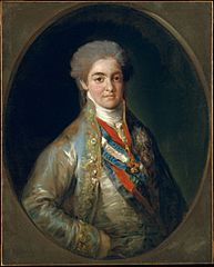 Crown Prince Ferdinand, Painting by Goya 1800
