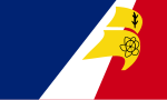 Vlag van Franse Newfounlanders
