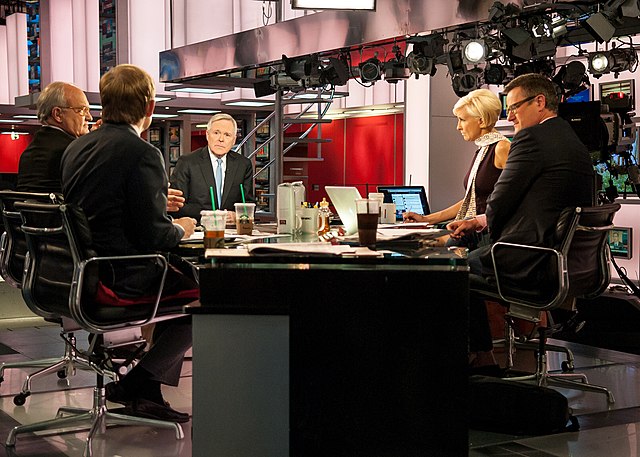 Morning Joe broadcasts from 30 Rockefeller Center in New York City.