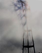 Sutro Tower casts a 3-dimensional fog shadow Fog shadow tv tower.jpg