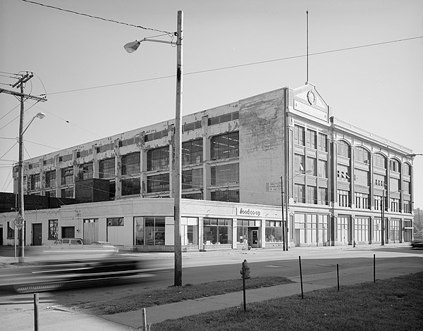 The institute's McCullough Center is a former Ford Model T factory at Euclid Avenue and East 116th Street