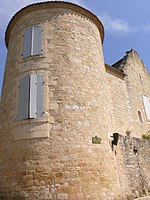 Fortificaciones de Beaumont-du-Périgord - Antigua torre noroeste.JPG