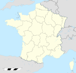 מיקום דיסנילנד פריז במפת צרפת