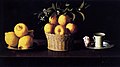 „Натюрморт с лимони, портокали и роза", 1633 г., Музей Norton Simon