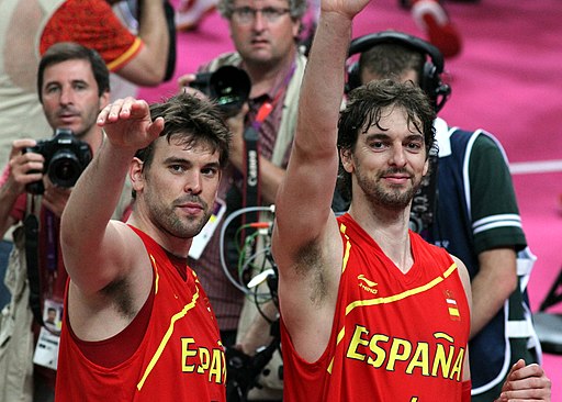 Gasol Brothers at the 2012 Summer Olympics