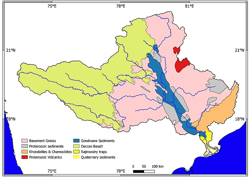 File:Generalized Geological Map of Godavari Drainage Basin.jpg