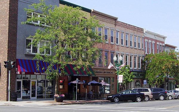 North side of Genesee Street in downtown Auburn