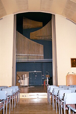 Giessen - Universität - Aula - Orgel - Prospekt.JPG