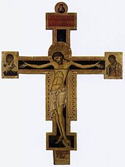 Crucifix de la basilique Sainte-Marie-des-Anges d'Assise