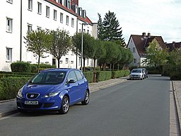 Gluckstraße in Bayreuth