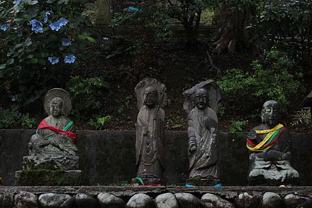 Gohyaku rakan - five hundred statues depicting arhats, at the Chōkei temple in Toyama