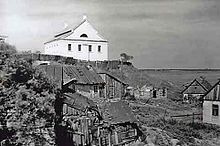 בית הכנסת בגוניונדז, נחרב במלחמת העולם השנייה