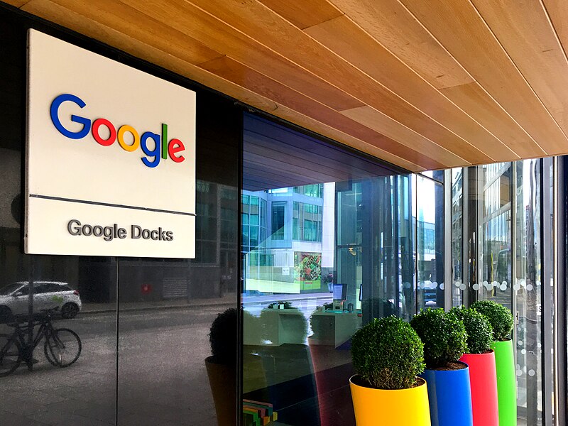 File:Google Headquarters in Ireland Building Front Entrance.jpg