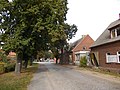 Seven multi-family houses, two double houses, two single-family houses, plus eight outbuildings (two back buildings, six stables), a blacksmith's workshop and an inn with two back buildings of the stud workers' settlement (individual monuments to ID No. 09286579)