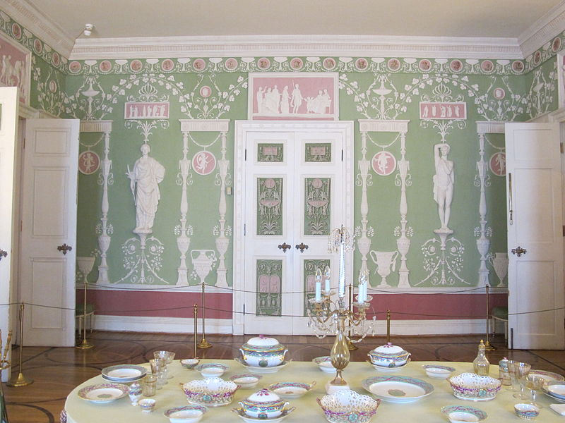 File:Green Dining Room of the Catherine Palace 03.JPG