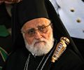 Seine Seligkeit Patriarch Gregorios III. bei einer Virgilfeier des Lazarus-Orden in Krefeld-Hüls.