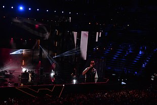 Marracash and Gue Pequeno at the 2016 Wind Music Awards Gue Pequeno & Marracash @ Wind Music Awards 2016 06.jpg