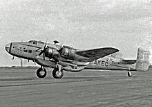 LAC H.P. Halifax C.8 G-AKEC at Manchester in February 1952